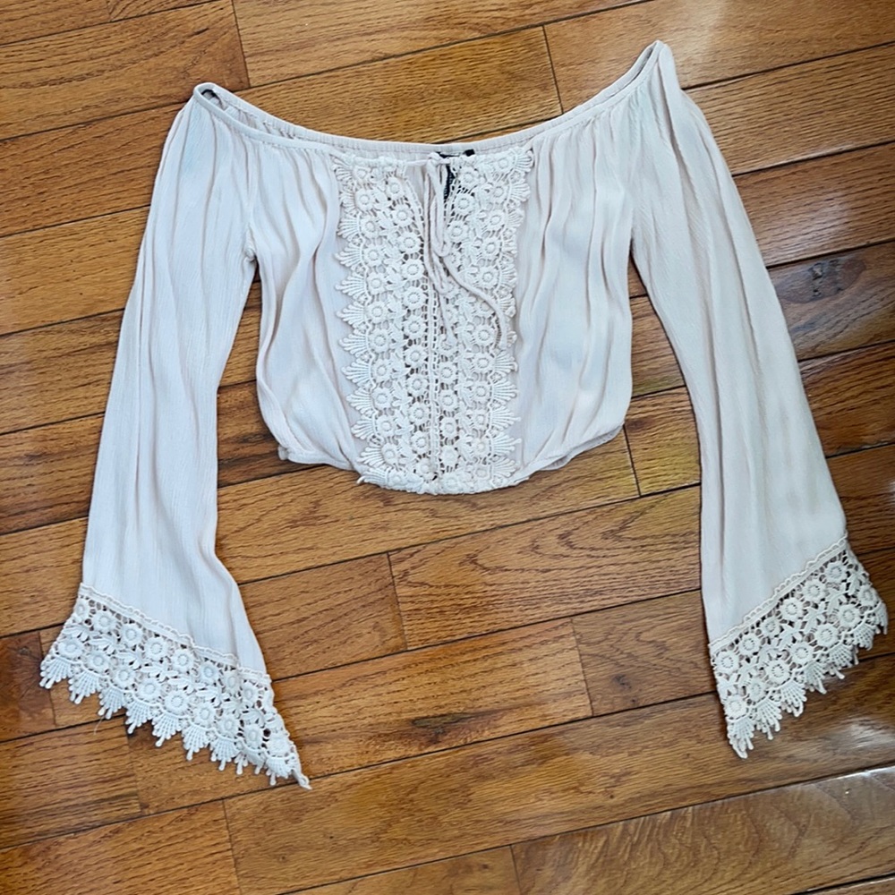 Off the Shoulder Crop Top